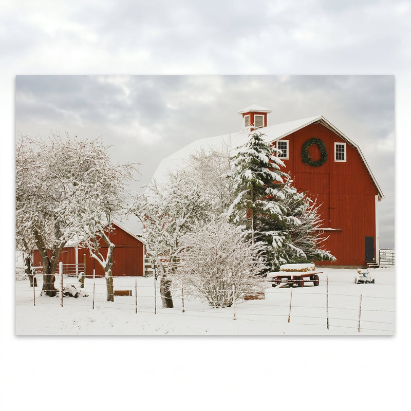 3-Pcs Christmas Frame Wall Art Decoration Nordic Wall Art Pictures para sa Dekorasyon ng Living Room