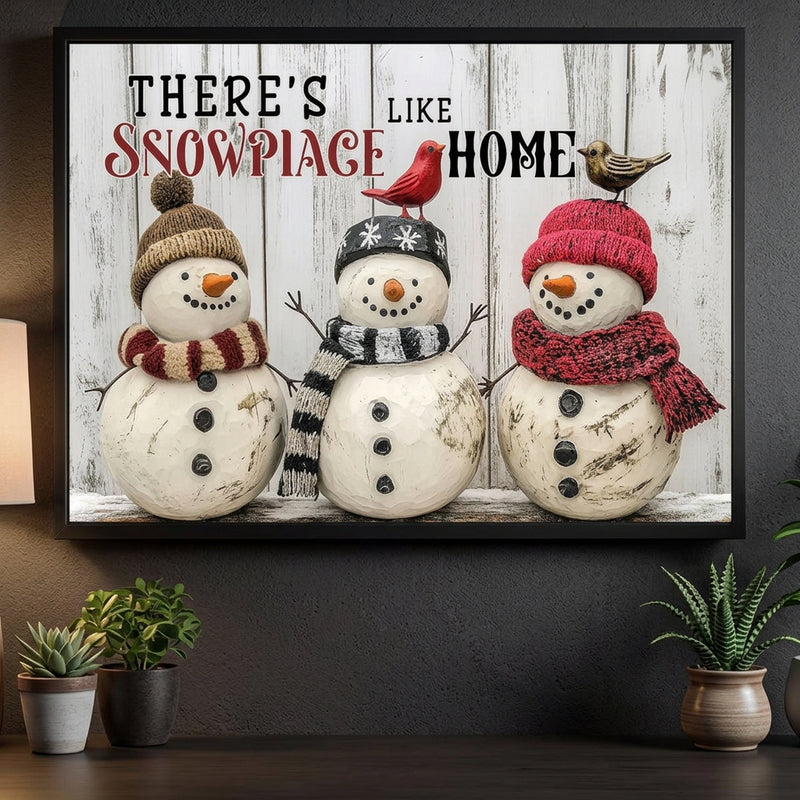 3-Pcs Christmas Frame Wall Art Decoration Nordic Wall Art Pictures para sa Dekorasyon ng Living Room